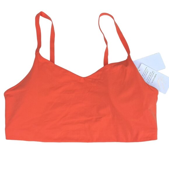 Athleta Alicia Keys Elation Sports Bra D-DD Orange Womens Size 3x New - Picture 2 of 5